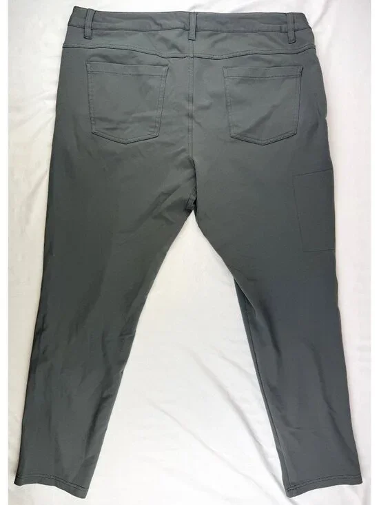 BYLT Premium Basics Everyday Pant 2.0 Men's Size XXL (38*30) Gray Slim Fit Stret - Picture 2 of 9